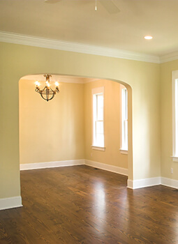 Baseboard and Crown molding installation