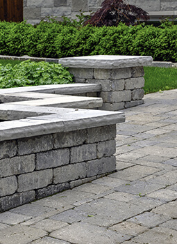 Brick and Rock Wall